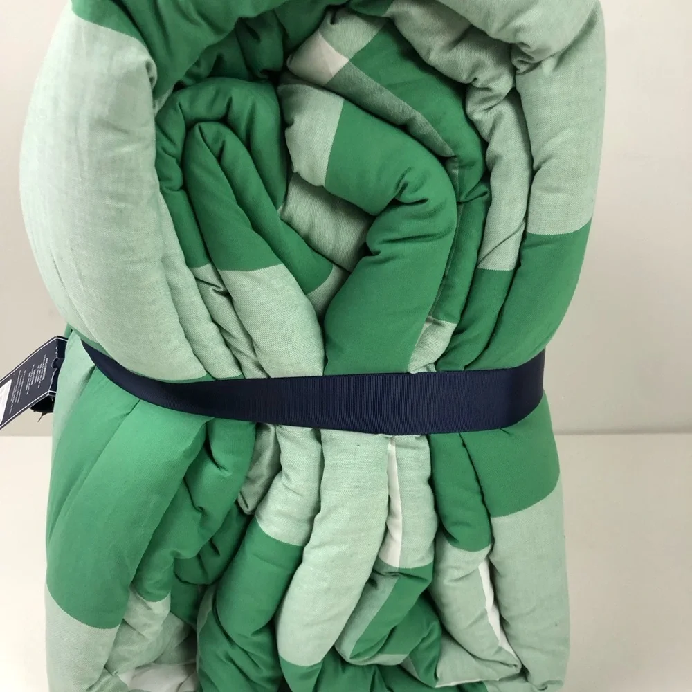 Daniel Cremieux 38 Plaid King Comforter Mini Set w King Pillow Shams NWT Green